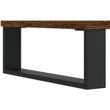 vidaXL klubska mizica rjavi hrast 90x49x45 cm inženirski les | Shoptok.si