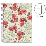 MiquelRius Kolegij blok A4 90g 80L spiralni crte Entredos Papaver Rhoedas MR4501 | shoptok.hr