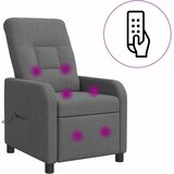  Krevetna stolica za masažu Tamnosiva Tkanina | shoptok.hr