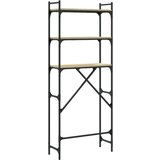  Polica za perilicu rublja boja hrasta 67x25x163 cm drvena | shoptok.hr