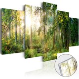  Slika na akrilnom staklu - Green Sanctuary [Glass] 200x100 Cijene