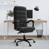  Uredski naslonjač crni baršunasti | shoptok.hr