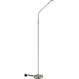 Globo 58504SN - LED podna lampa SILVIO sa dodirnim prigušivačem LED/6,5W/230V mat hrom | Eponuda.com
