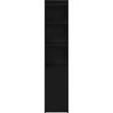  Visoka ploča crni hrast 37,5x35x180 cm izrađeno drvo | shoptok.hr