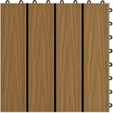  Pločice za decking 3D Dizajn 11 pcs Tikovina 30 x 30 cm | Eponuda.ba