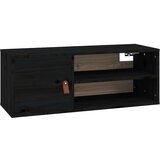  Zidni ormarići 2 kom crni 80 x 30 x 30 cm od masivne borovine | shoptok.hr