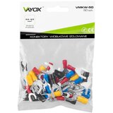 Vayox Noge za kable s koničkami mešane barve in velikosti 50 kosov VMKW-50, (21333155) Cene