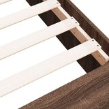  Okvir za krevet smeđi hrast 150 x 200 cm konstruirano drvo | shoptok.hr