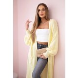 Kesi Włoski Sweater long cardigan yellow | shoptok.hr