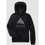 Oak Kids Pulover s kapuco true black heather