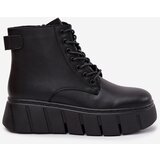 VINCEZA Leather Insulated Women's Boots on Platform | shoptok.hr