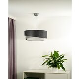  Duolla - Luster na sajli KOBO 1xE27/15W/230V, prečnik 45 cm, antracit/siva/bela | Eponuda.com