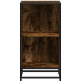 vidaXL Knjižna omara dimljeni hrast 40x35x76 cm inženirski les | Shoptok.si