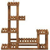  Stalak za biljke Prirodna 93,5 x 25 x 91,5 cm | shoptok.hr