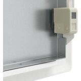 vidaXL Dostopna enota Bela 30 x 30 cm Jeklo Cene