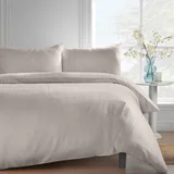 Catherine Lansfield Kremno bela enojna posteljnina 135x200 cm –
