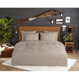 Good Morning Rjava flanelna posteljnina za zakonsko posteljo/podaljšana 200x220 cm – | Shoptok.si