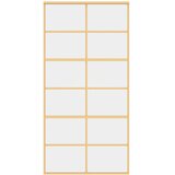  Klizna vrata zlatna 102,5x205 cm prozirno staklo ESG i aluminij | shoptok.hr