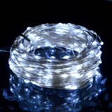 vidaXL Mikro LED lučke na vrvici 40 m 400 LED hladno bele 8 funkcij | Shoptok.si