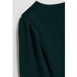 Marisse Emerald V-Neck Blouse | ePonuda.com