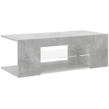 TV ormarić s LED svjetlima siva boja betona 90 x 39 x 30 cm | shoptok.hr