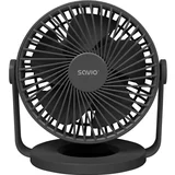 USB namizni akumulatorski ventilator 5W 1200 mAh