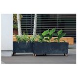 Prosperplast Urbi Case Beton Effect DUC800NE žardinjera z vložkom in nogicami 77 cm – antracit | Shoptok.si