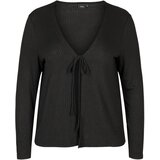Zizzi Pletena jopa črna | Shoptok.si