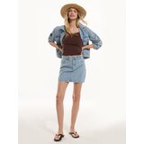 Sinsay Pamučni top na naramenice | shoptok.hr
