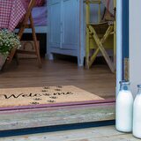 Artsy Doormats Predpražnik iz kokosovih vlaken 60x90 cm Welcome Paws – | Shoptok.si