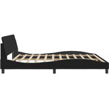 Okvir za krevet Dover crni 200x200 cm od tkanine | Eponuda.com