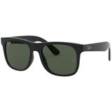 Ray-Ban Junior Junior Justin RJ9069S 100/71 ONE SIZE (48) Črna/Zelena Cene