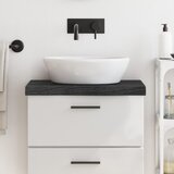  Kupaonska radna ploča tamnosiva 60x40x(2-6) cm tretirano drvo Cijene