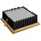  APLED-LED Ugradna SQUARE WOODLINE LED/12W/230V 3000K 17x17 cm masivna borovina | Eponuda.com