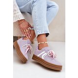 Boto Women's Platform Sneakers With Decorations Purple Vinness | Shoptok.si