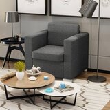 vidaXL fotelj temno sivo blago | Shoptok.si