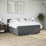  Okvir kreveta s oprugama i madrac svjetlosivi 180x200cm tkanina | shoptok.hr