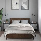 vidaXL Nočna omarica 2 kosa siva sonoma 40x31x50 cm inž. les in kovina | Shoptok.si
