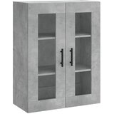  Visoka komoda siva betona 69,5x34x180 cm od konstruiranog drva | shoptok.hr