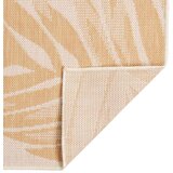 Vanjski tepih ravnog tkanja 80 x 250 cm s uzorkom lišća | shoptok.hr