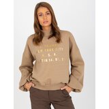 ex moda Sweatshirt-EM-BL-643.39X-dark beige | Shoptok.si