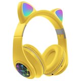OXE Bluetooth bežične dječje slu&scaron;alice s u&scaron;ima, žuta boja cijene