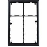 4FF 127 17.5 - okvir 2 modula in imenska tablica, KARAT INOX