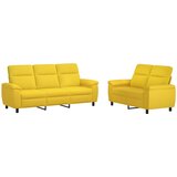  Set sofe 2 pcs Svijetlo žuta Tkanina | shoptok.hr