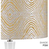 Elstead MILO-PN-TL-PSM - Stona lampa MILO 1xE27/60W/230V siva/zlatna | Eponuda.com
