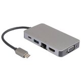  E-Green Adapter E-Green USB(C)-HDMI+VGA+2USB3+LAN+USB(C) Cene