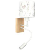 Brilagi LED fleksibilna lampa BOBO WOOD 1xE27/25W/230V + LED/3W hrast/bela/zečići Cene