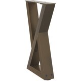  Noge za klub stolić 2 kom. Prirodni čelik 38 x (42-43,3) cm Čelik | shoptok.hr