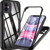 Techsuit ColorVerse 360 Series dvostranska zaščitna maska za iPhone 11 - črna | Shoptok.si