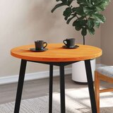 Ploča za stol okrugla voštano smeđa Ø 70 x 2 5 cm od borovine | shoptok.hr